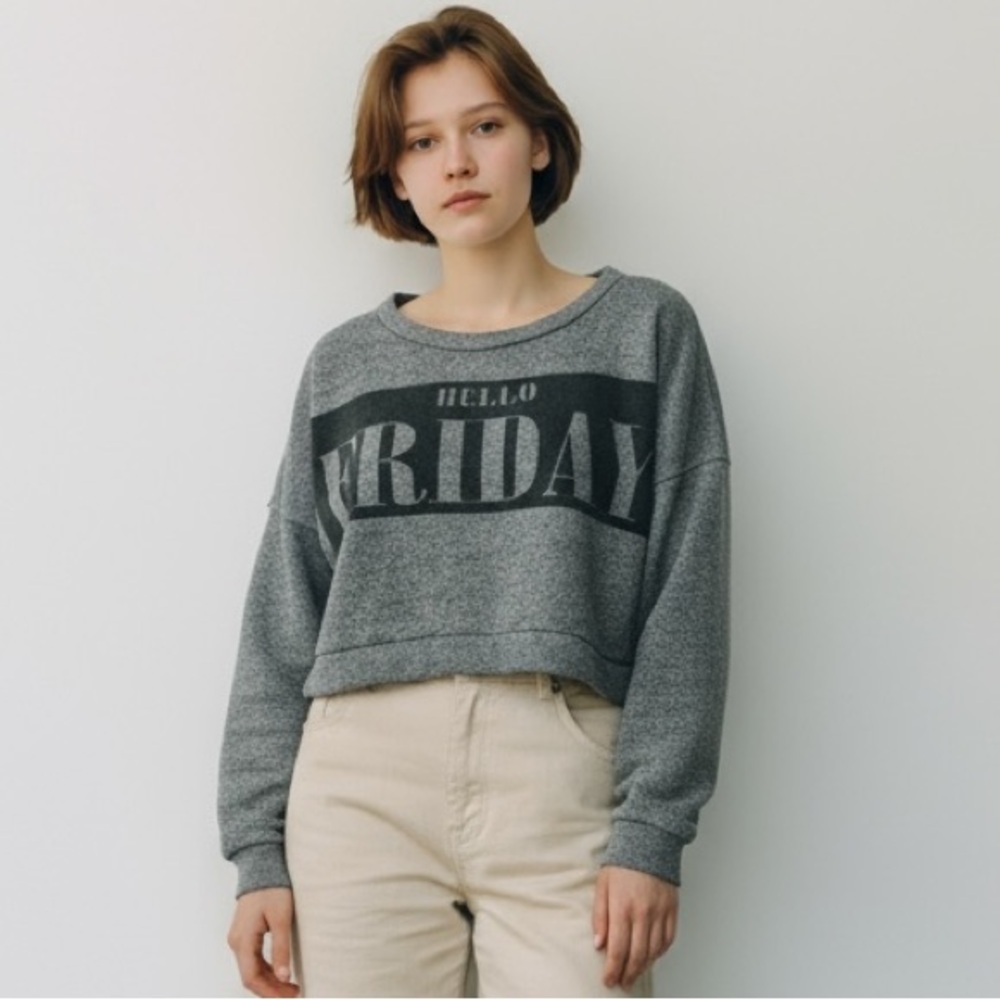 Love Culture Women Gray Long Sleeve Sweater